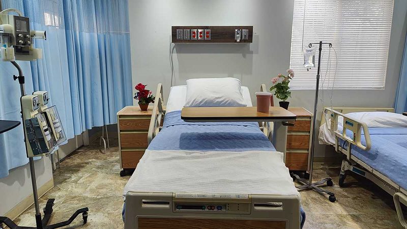 Single patient bed setup